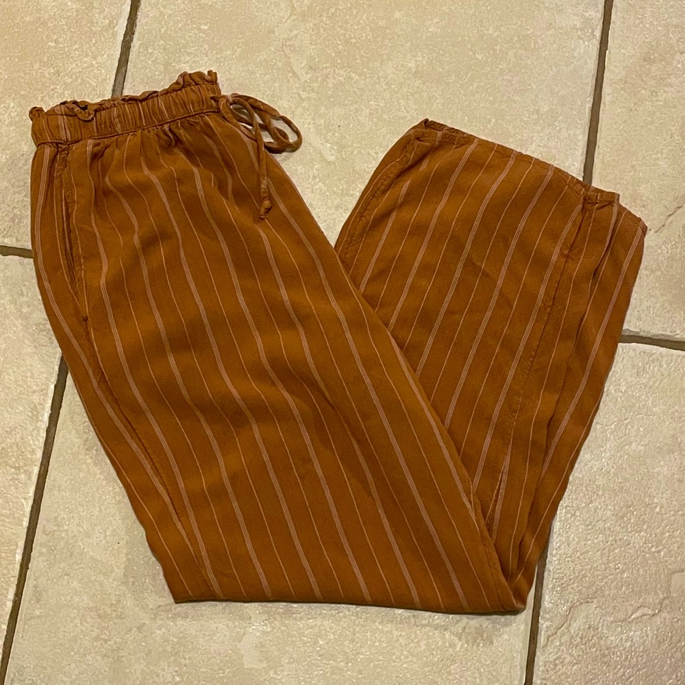 American Eagle Outfitters Brown Striped Pants